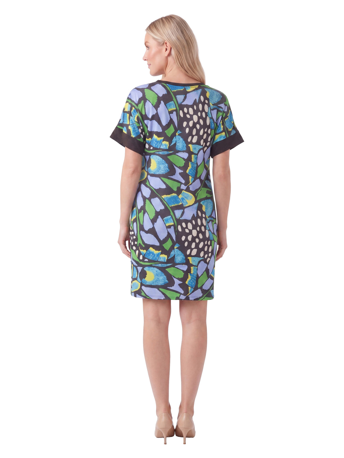 24seven Comfort Essential Maternity Butterfly Short Sleeve Knee Length T Shirt Dress