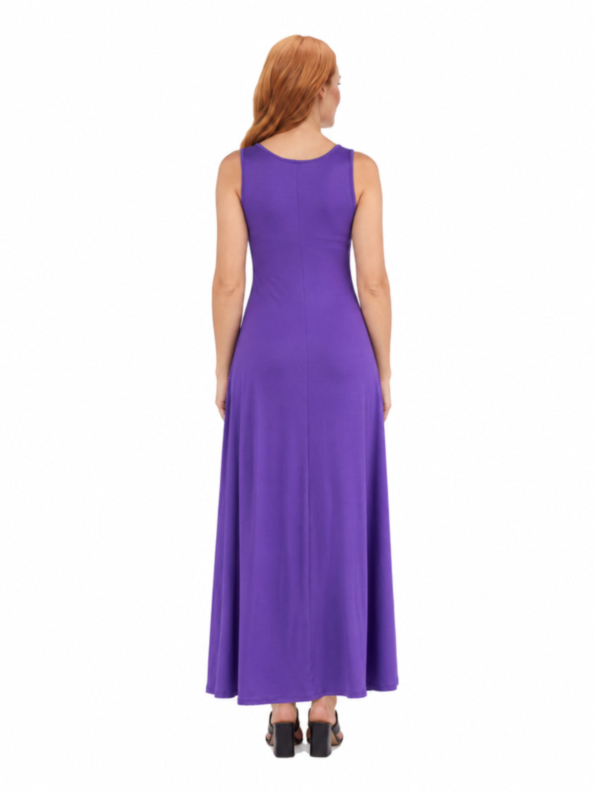 24seven Comfort Essential Maternity Scoop Neck Sleeveless A Line Maxi Dress