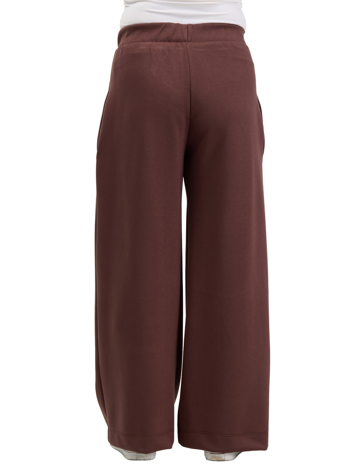 24seven Comfort Essential Womens Soft Stretch Wide Leg Pocket Pant