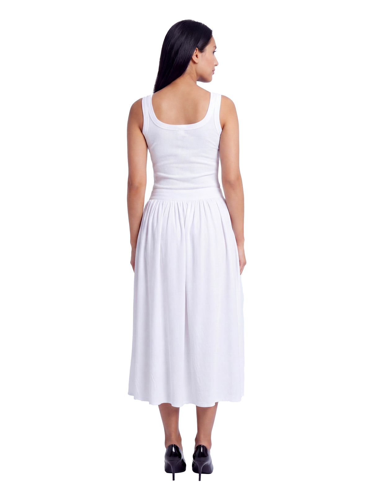 24seven Comfort Essential Maternity Sleeveless Scoop Neck A Line Pocket Maxi Dress