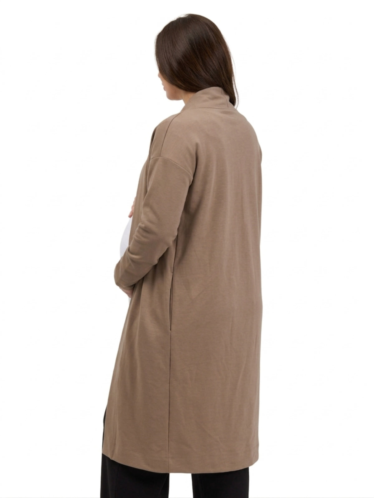 24seven Comfort Essential Maternity Soft Stretch Open Front Cardigan Jacket