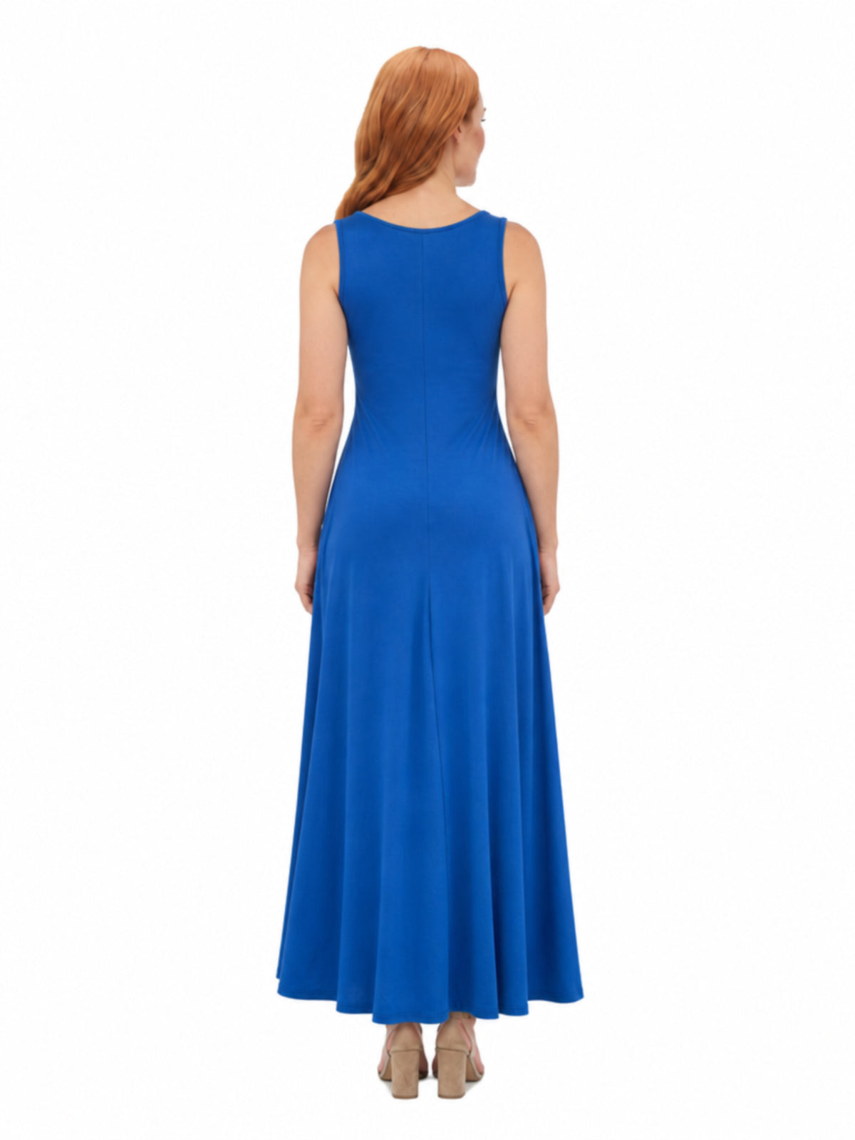 24seven Comfort Essential Maternity Scoop Neck Sleeveless A Line Maxi Dress