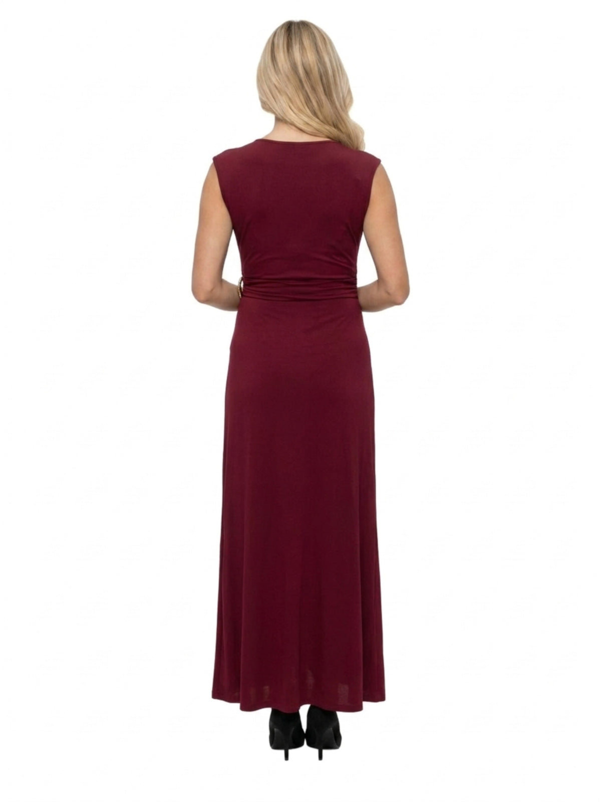 24seven Comfort Elevate Maternity V-Neck Wrap Maxi Dress