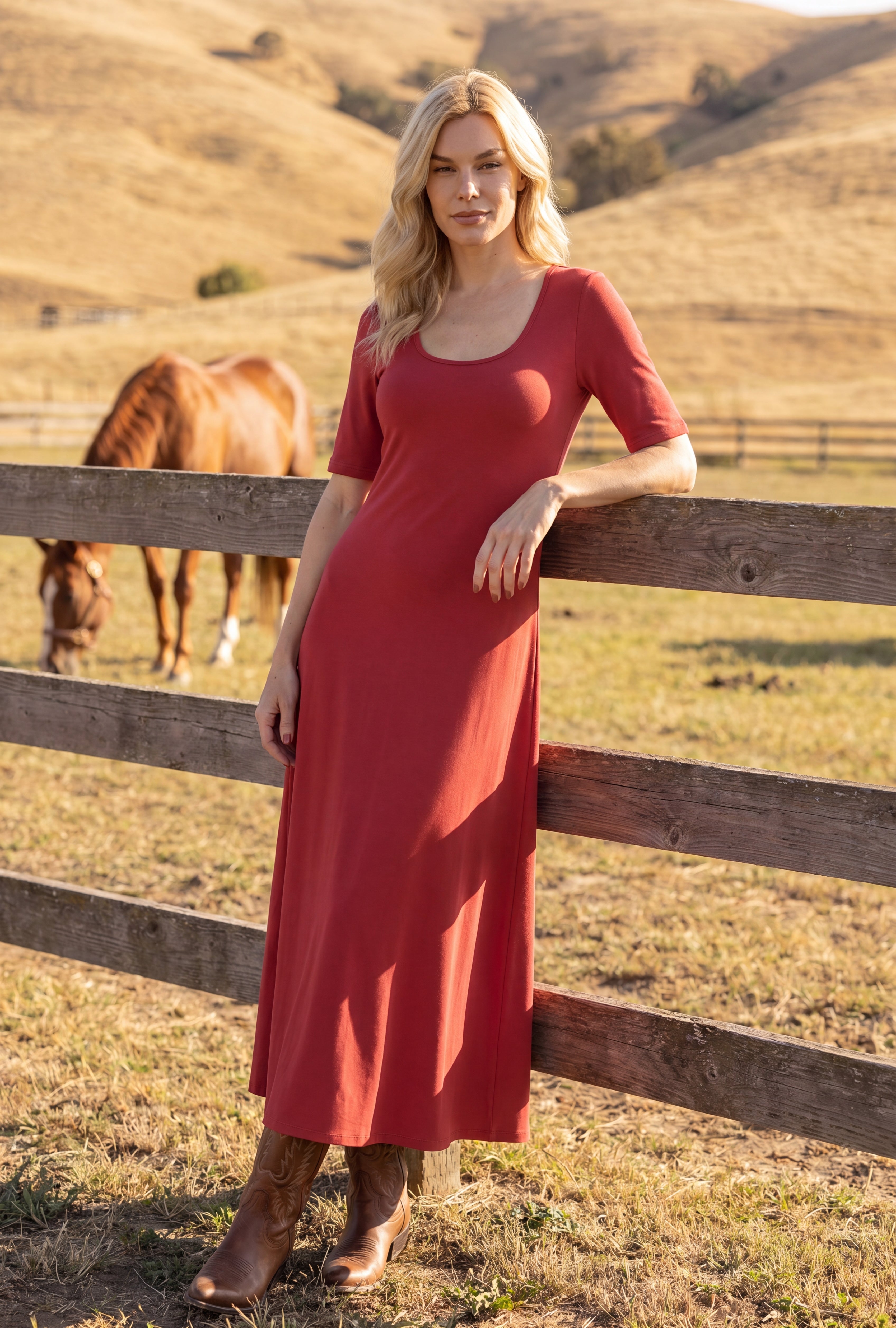 The Scoop Neck Maxi