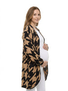 24seven Comfort Essential Maternity Soft Stretch Open Front Jacket