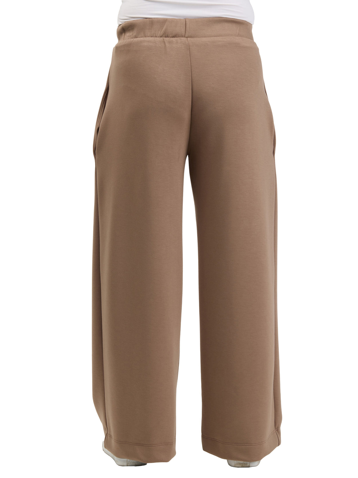 24seven Comfort Essential Womens Soft Stretch Wide Leg Pocket Pant