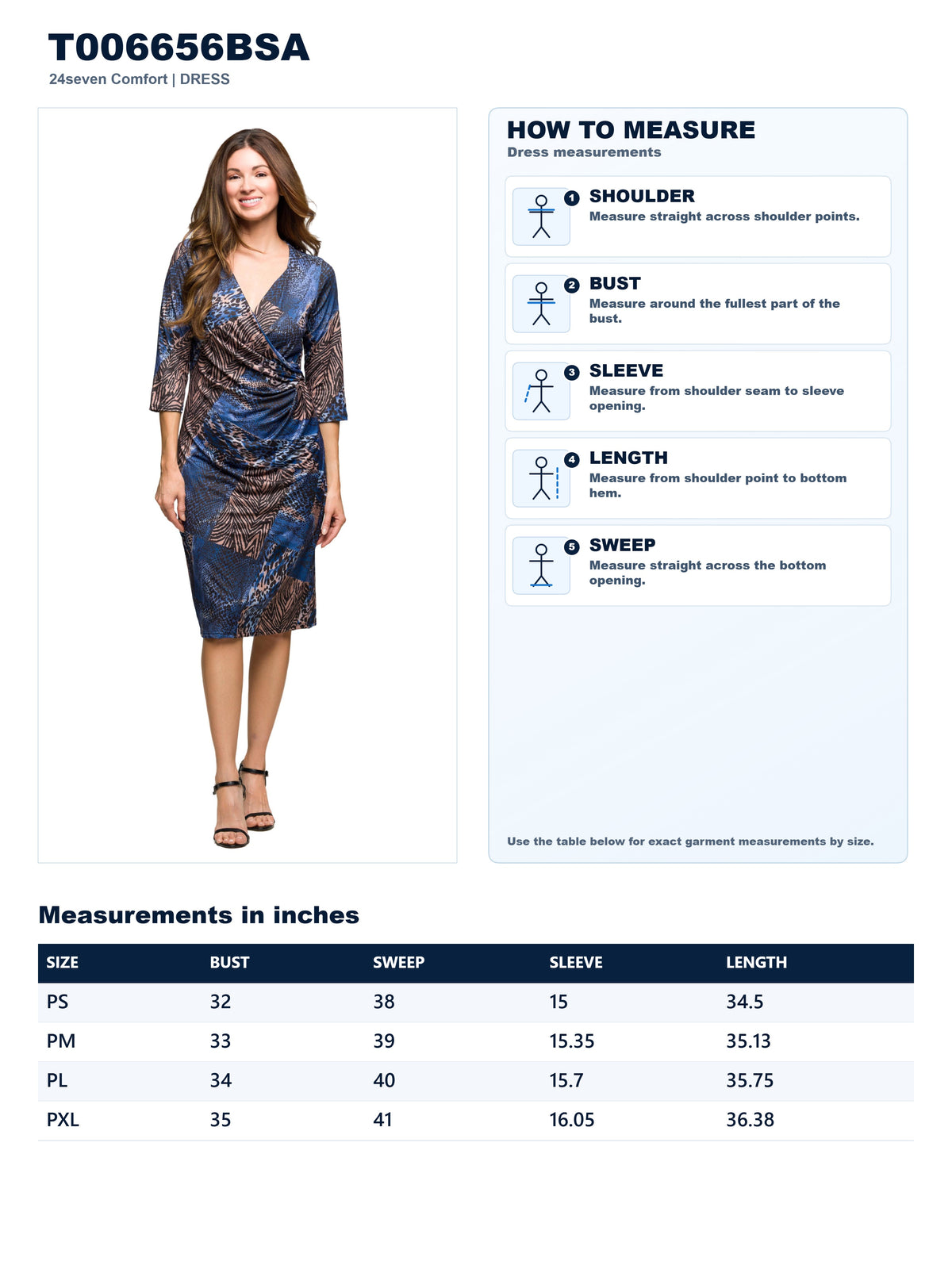 Garment measurements