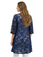 24seven Comfort Elevate Maternity Lace Open Front Three-Quarter Sleeves Jacket