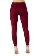24seven Comfort Basic Maternity Fitted Ankle Length Elastic Waist Comfortable Stretch Leggings