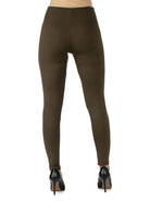 24seven Comfort Basic Maternity Fitted Ankle Length Elastic Waist Comfortable Stretch Leggings