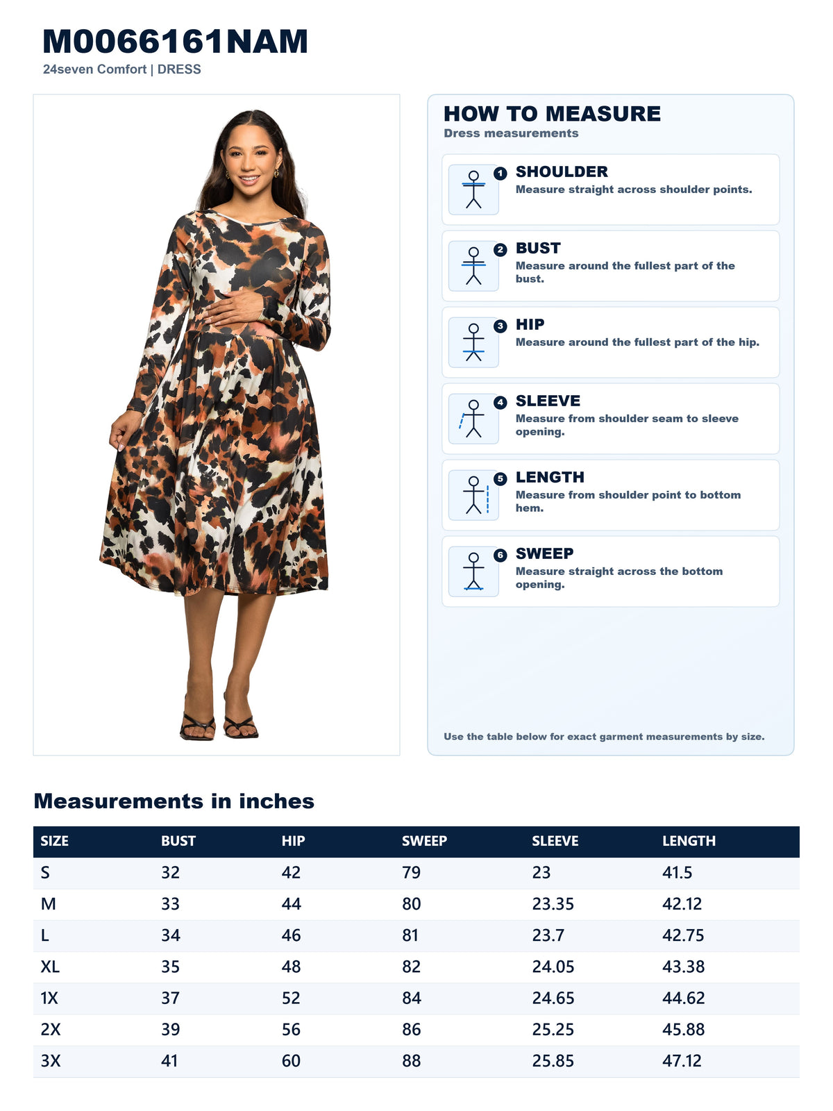 Garment measurements