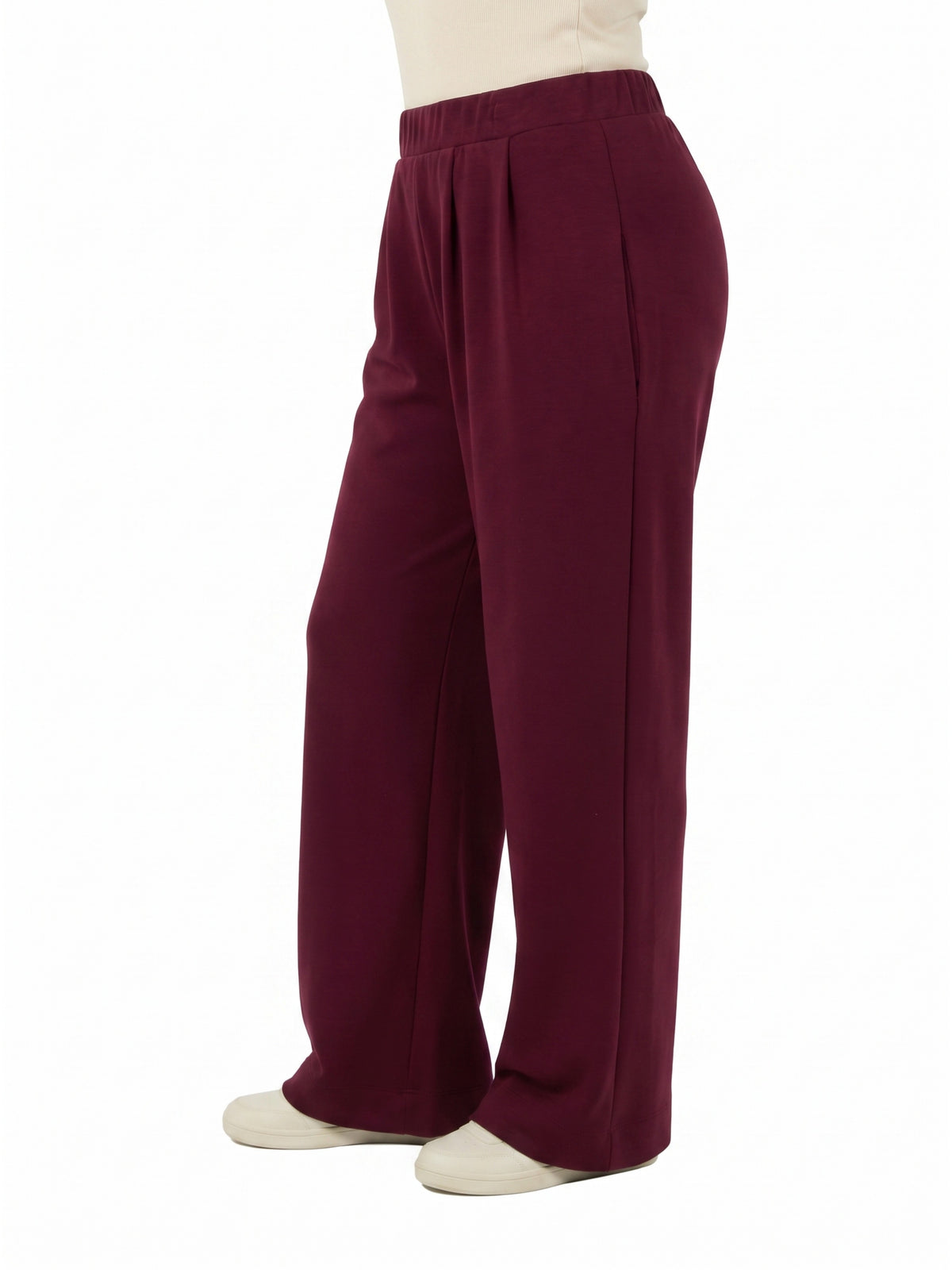 24seven Comfort Essential Curvy Soft Stretch Wide Leg Pocket Pant