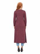 24seven Comfort Essential Maternity Open Front Long Knit Jacket