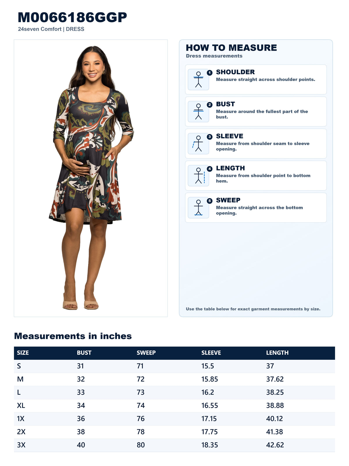 Garment measurements