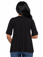 24seven Comfort Basic Maternity Open Front Elbow Sleeve Long Fit Jacket