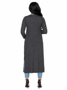 24seven Comfort Essential Maternity Open Front Long Knit Jacket
