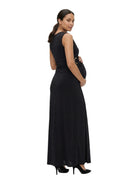 24seven Comfort Elevate Maternity V-Neck Wrap Maxi Dress