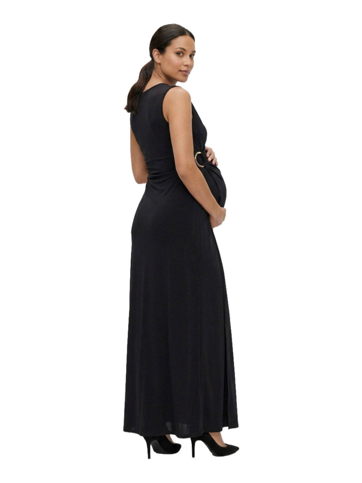 24seven Comfort Elevate Maternity V-Neck Wrap Maxi Dress