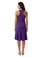 24seven Comfort Essential Maternity Ribbed Knit Sleeveless Scoop Neck Pocket A Line Midi Dress