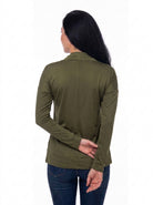 24seven Comfort Elevate Womens Cowl Neck Long Sleeve Top
