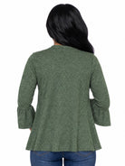 24seven Comfort Essential Maternity Scoop Neckline Bell Sleeve Cardigan Jacket