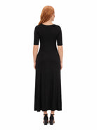 24seven Comfort Essential Maternity Scoop Neck A Line Maxi Dress