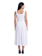 24seven Comfort Essential Maternity Sleeveless Scoop Neck A Line Pocket Maxi Dress