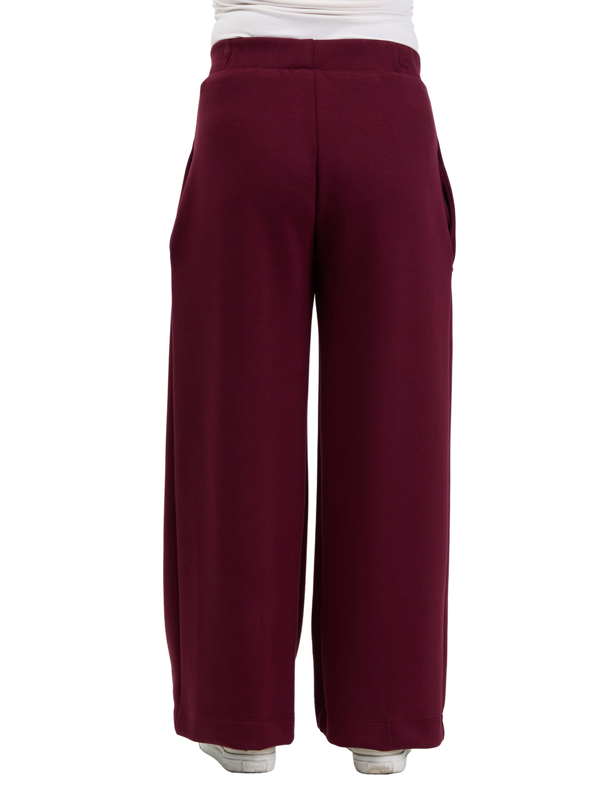 24seven Comfort Essential Womens Soft Stretch Wide Leg Pocket Pant
