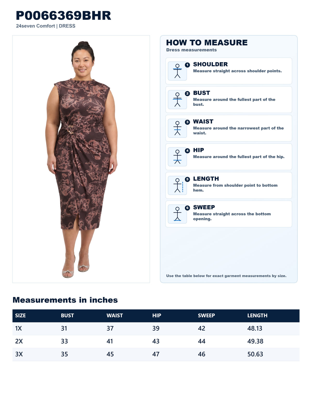 Garment measurements