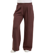 24seven Comfort Essential Womens Soft Stretch Wide Leg Pocket Pant