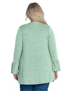 24seven Comfort Essential Curvy Soft Stretch Open Front Cardigan Jacket