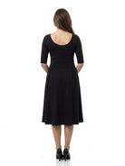 24seven Comfort Essential Maternity Elegant Three-Quarter Sleeve Dress