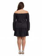 24seven Comfort Elevate Curvy Off the Shoulder Bell Sleeve Mini Dress