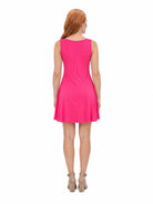 24seven Comfort Essential Maternity Scoop Neck Sleeveless A Line Slim Fit N Flare Knee Length Dress