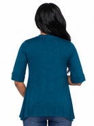 24seven Comfort Basic Maternity Open Front Elbow Sleeve Long Fit Jacket