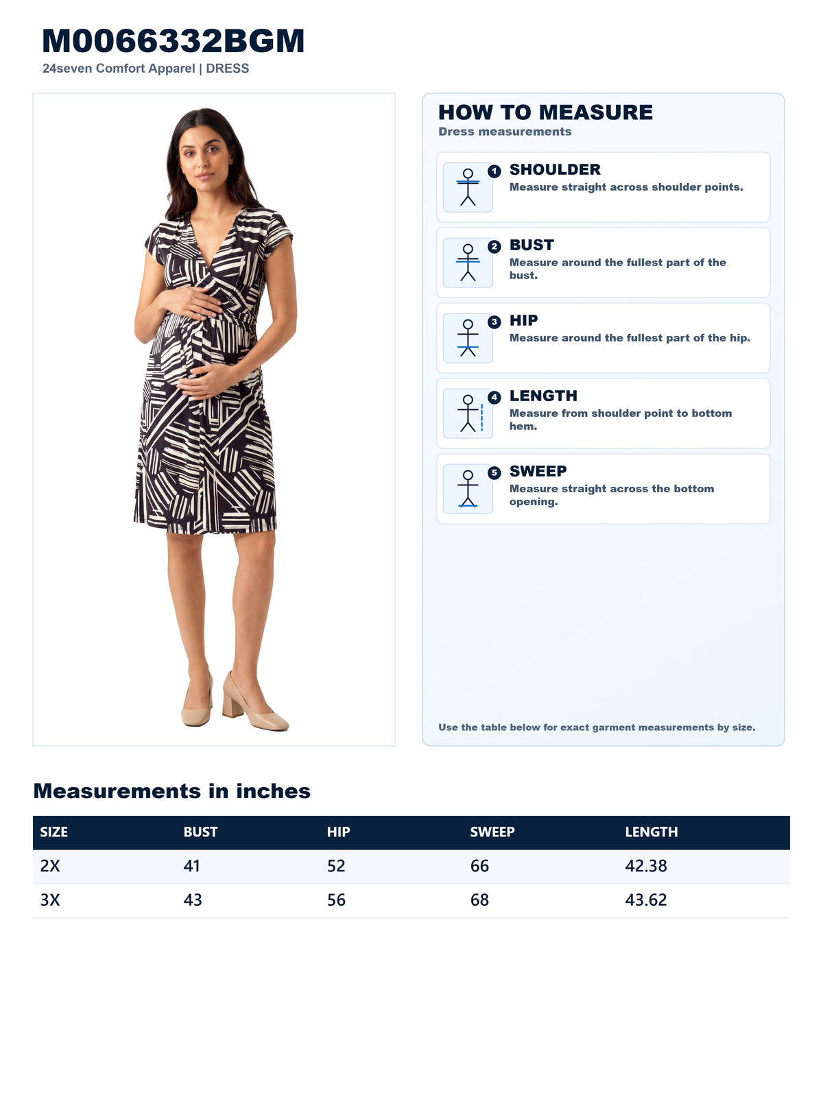 Garment measurements