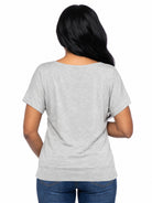 24seven Comfort Basic Maternity Wide Boat Neck Loose Fit Dolman Sleeve Top
