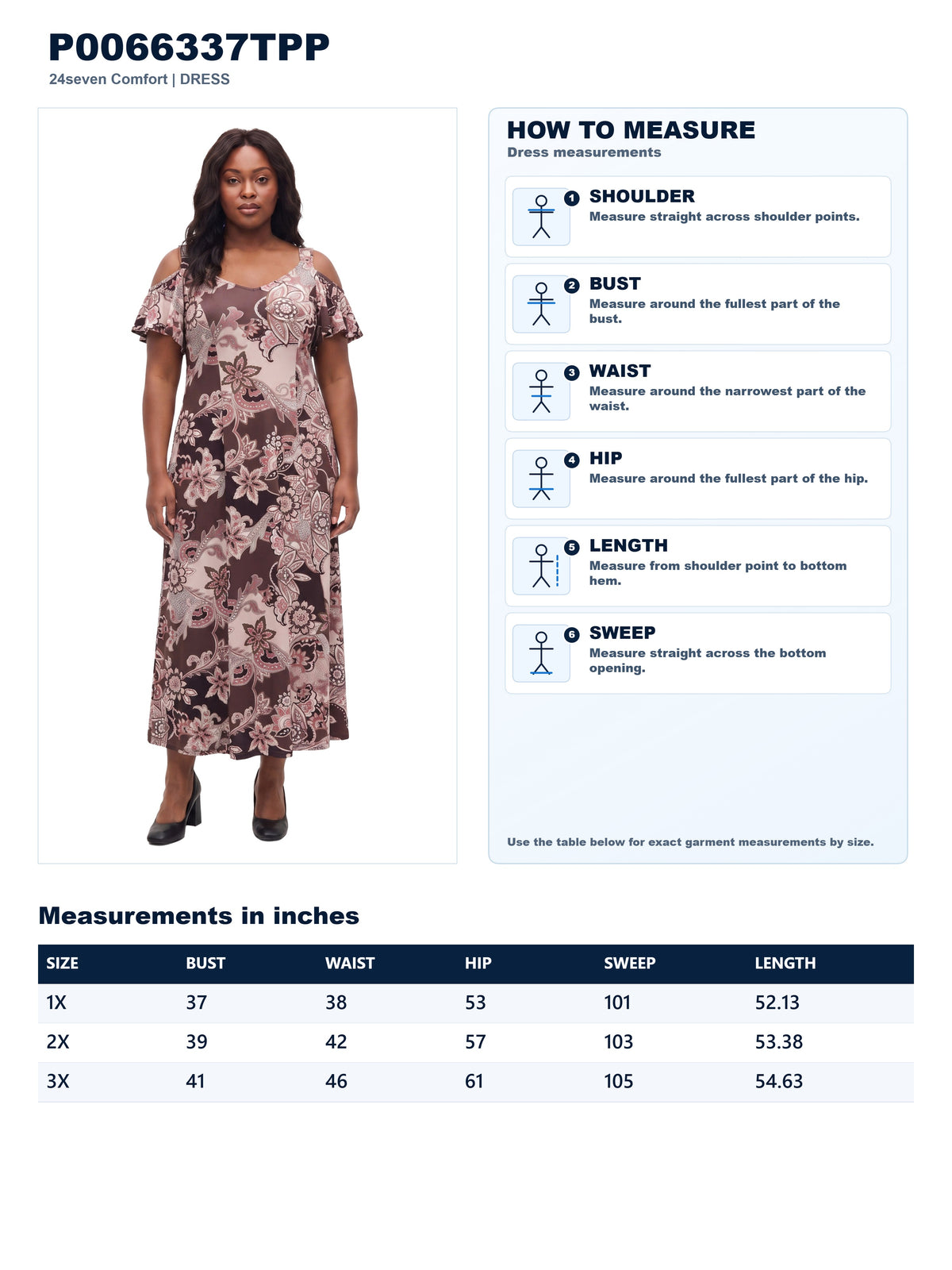Garment measurements