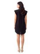24seven Comfort Essential Maternity V Neck Cap Sleeve Knee Length Pocket Dress
