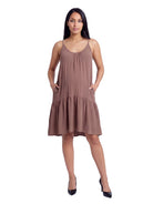 24seven Comfort Essential Maternity Scoop Neck Spaghetti Strap Pocket A Line Mini Dress