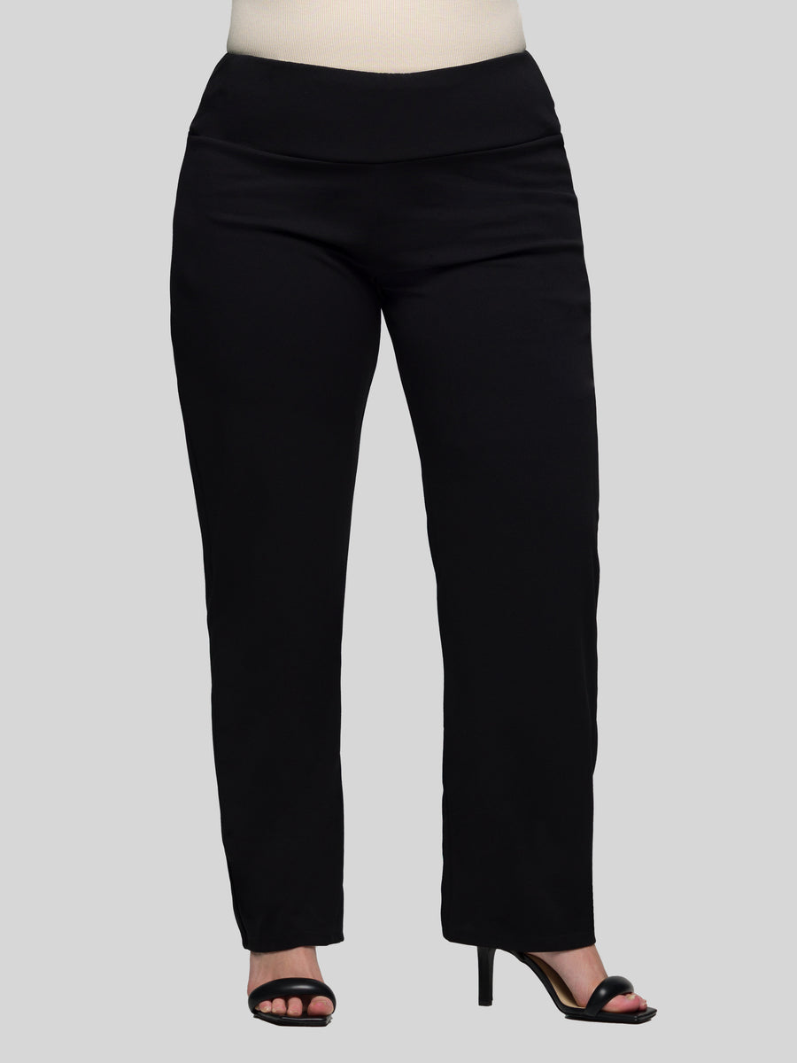Essential Plus Size Comfortable Stretch High Waist Dress Pants