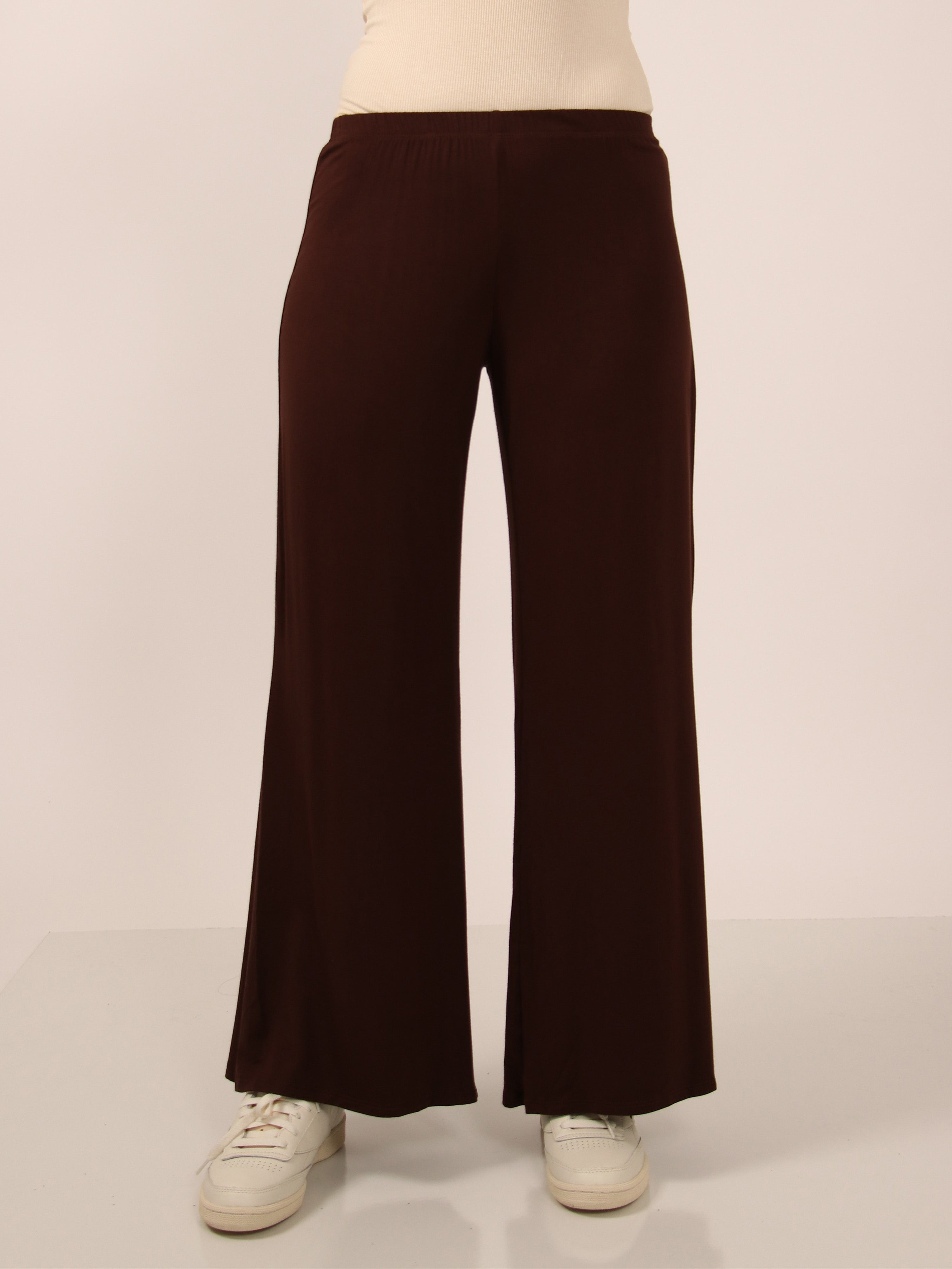 Basic Womens Comfortable Solid Color Palazzo Pants – 24seven Comfort