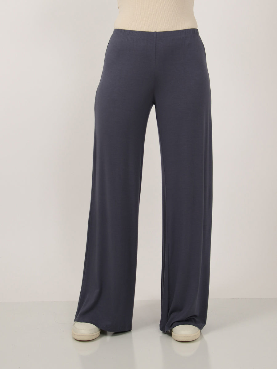 Basic Womens Comfortable Solid Color Palazzo Pants