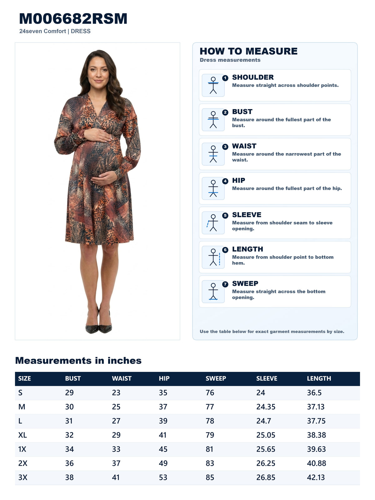 Garment measurements