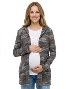 24seven Comfort Essential Maternity Soft Stretch Open Front Cardigan Jacket