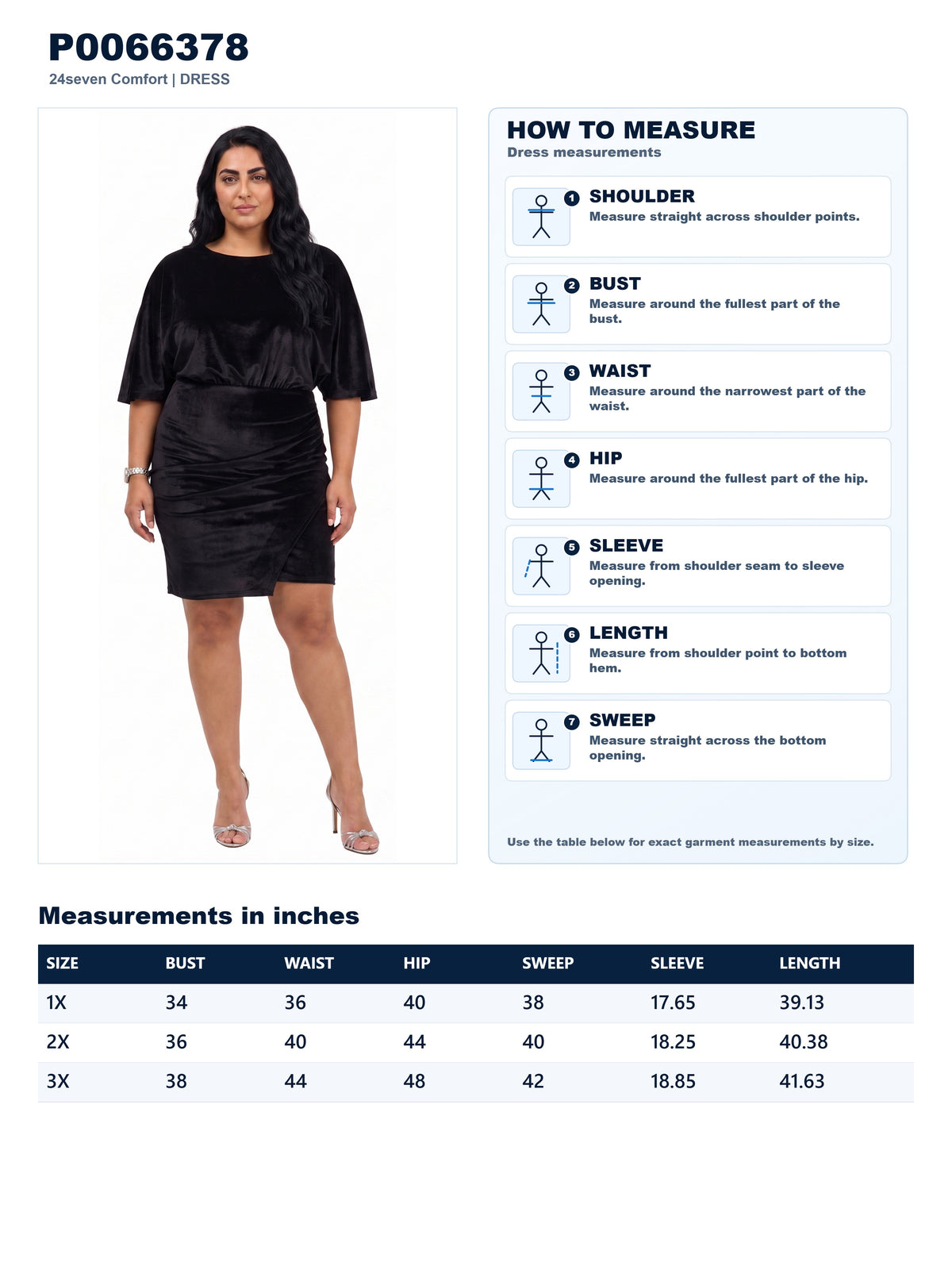 Garment measurements