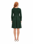 24seven Comfort Essential Maternity Midi Length Fit N Flare Pocket Dress