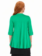 24seven Comfort Basic Maternity Open Front Elbow Sleeve Long Fit Jacket
