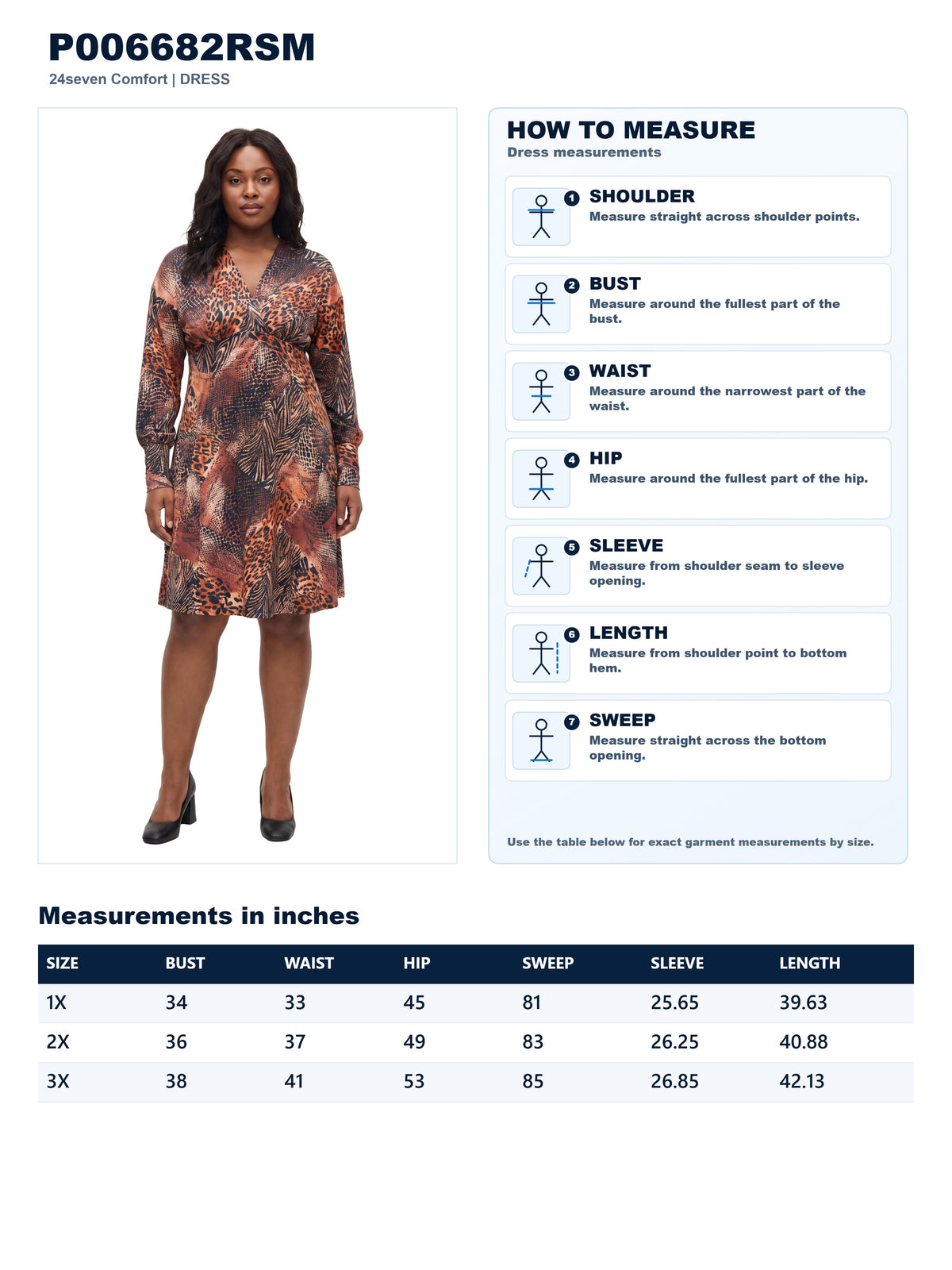 Garment measurements