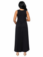 24seven Comfort Essential Maternity V Neck Sleeveless A Line Pocket Maxi Dress